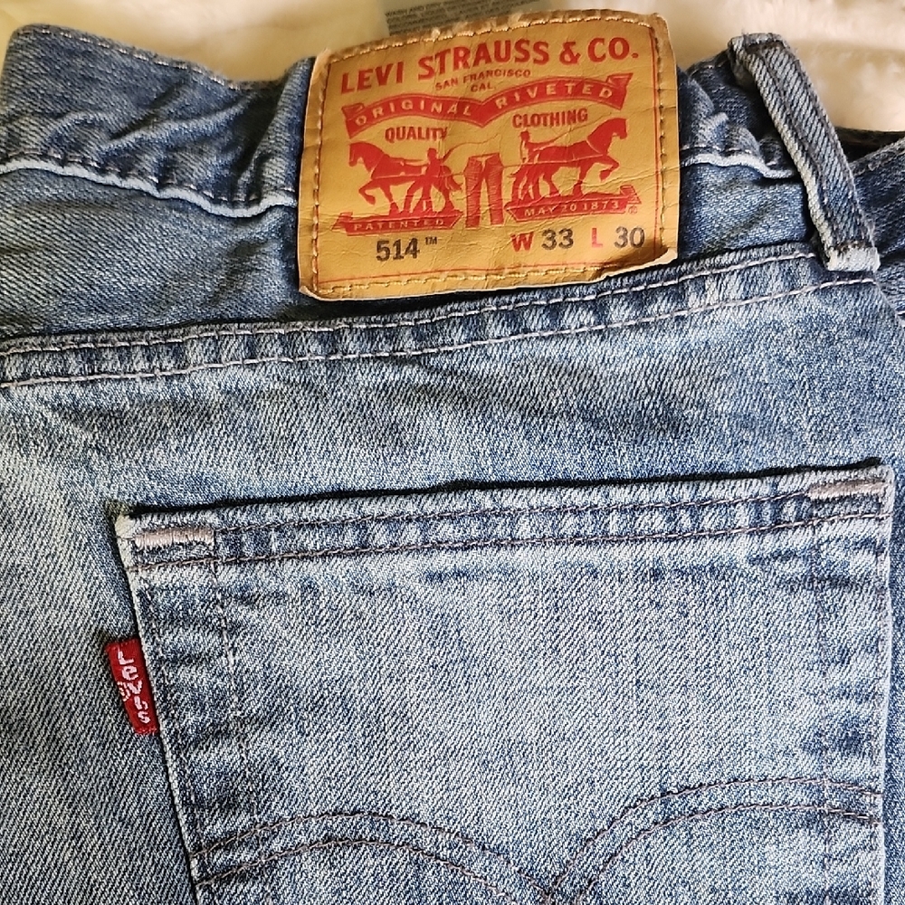 Men's Levi's Light Blue Denim Jeans with Signature Patch